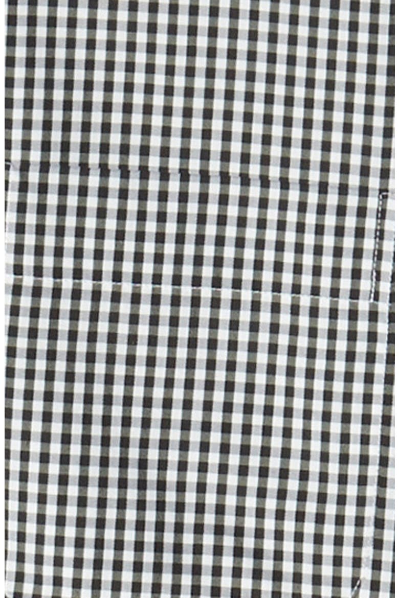Crown Soft Gingham Regular Fit Shirt, Alternate, color, BLACK