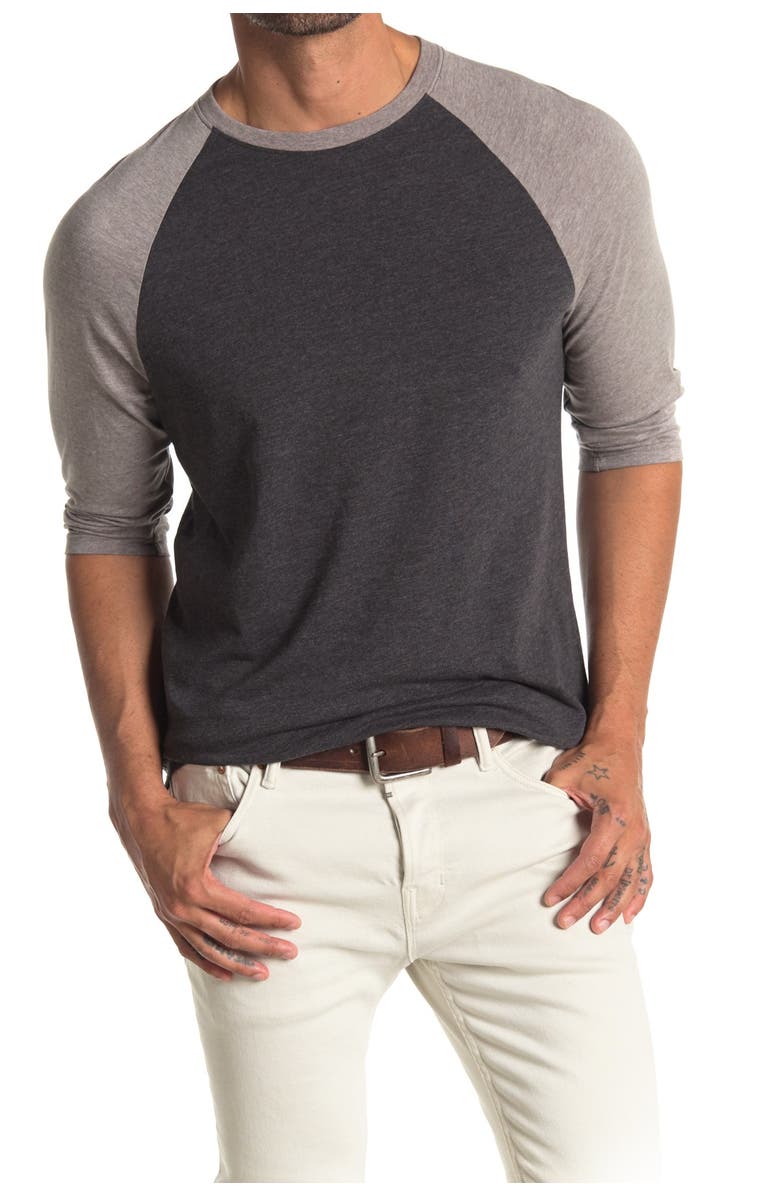 Public Opinion Crew Neck Baseball T-Shirt, Main, color, 