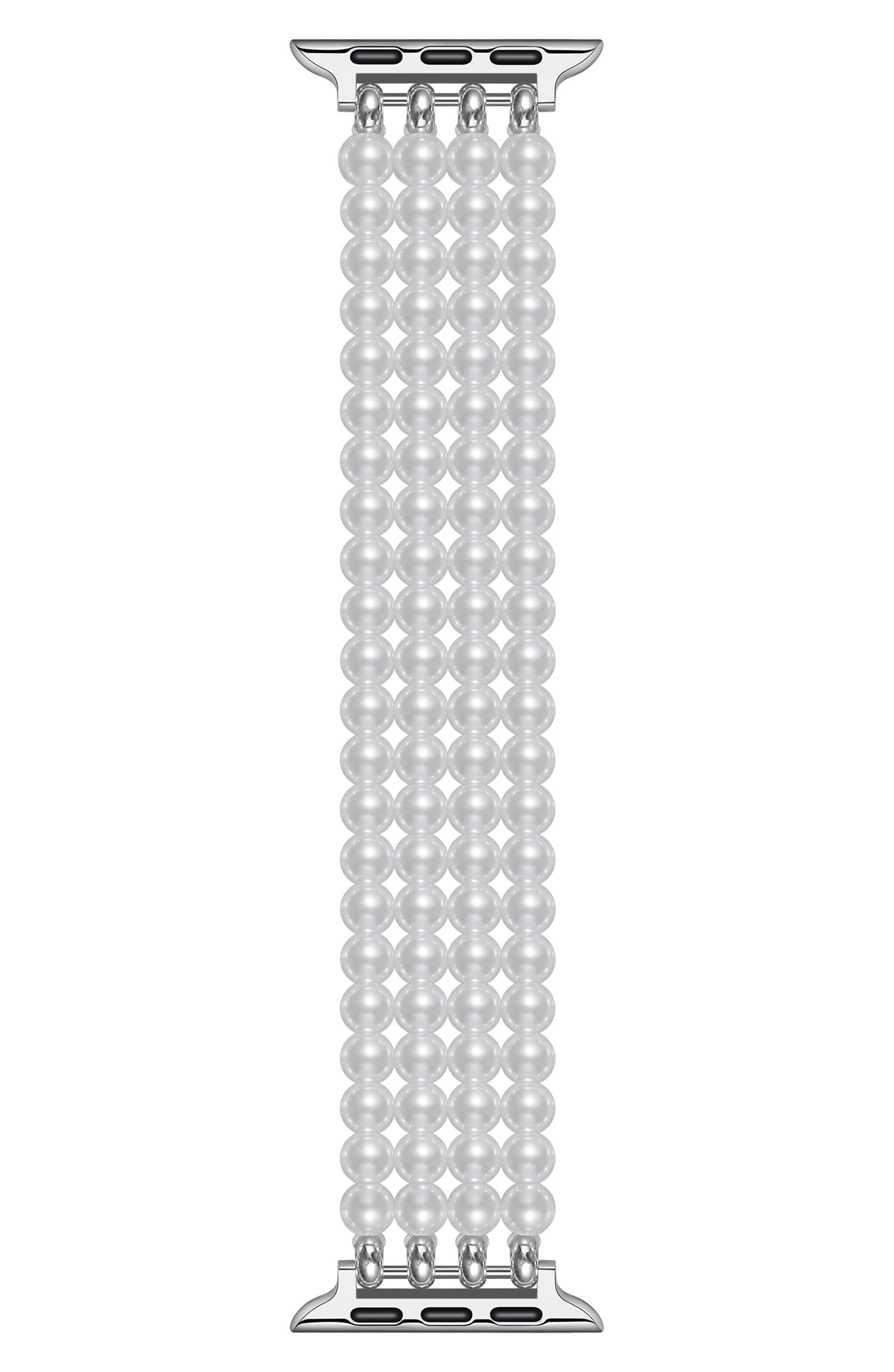 The Posh Tech Ariel Imitation Pearl Apple Watch® Bracelet Watchband