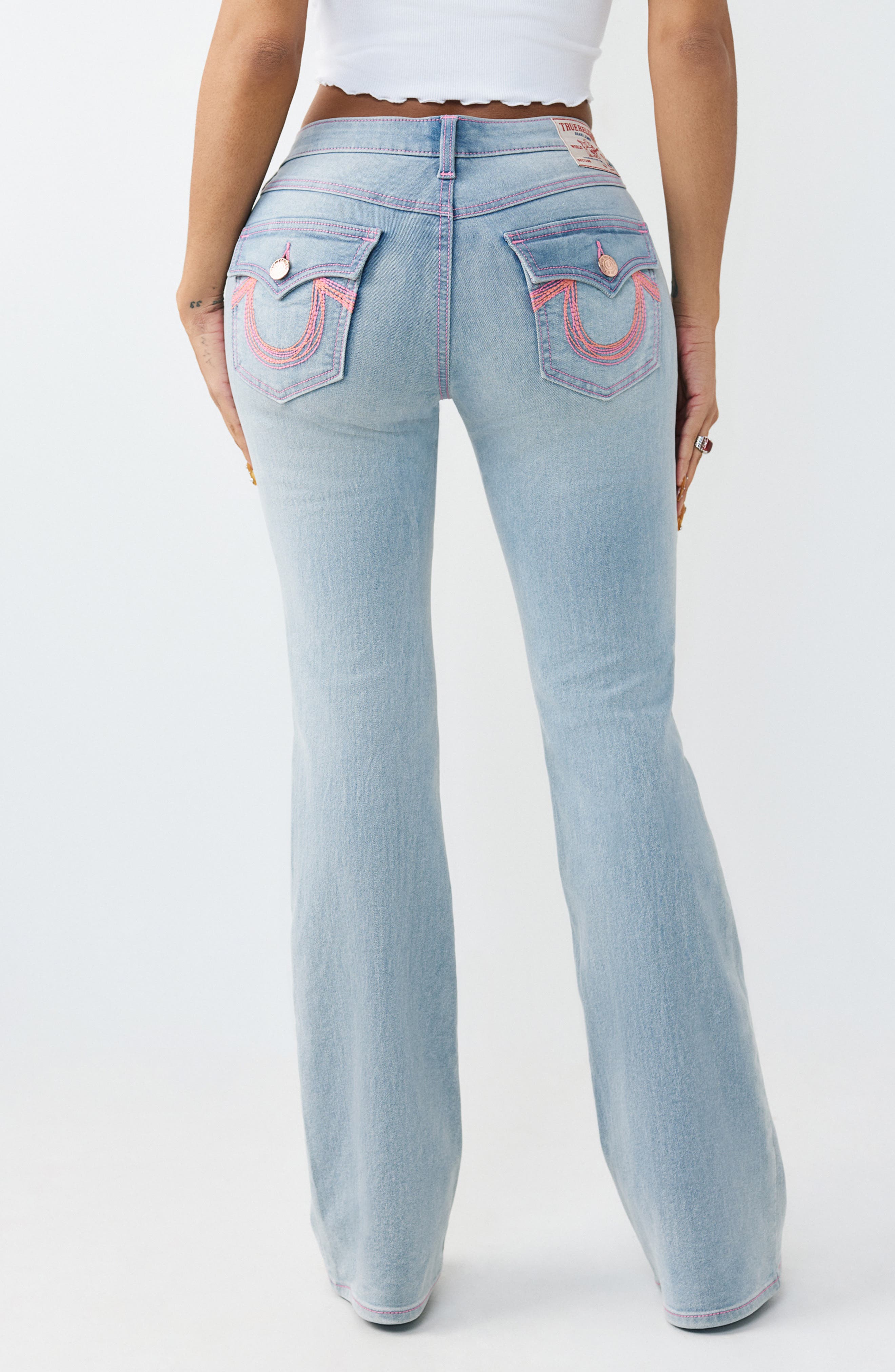 Becca Flap Pocket Bootcut Jeans - image 2