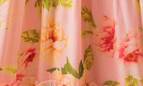 Flying Tomato Flutter Sleeve Maxi Dress In Light Pink
