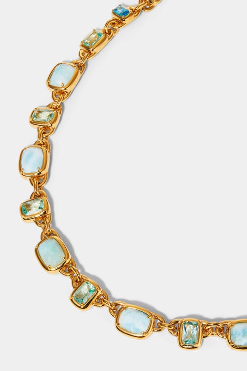 Nadri Cabarete Multi Chain Collar Necklace In Gold