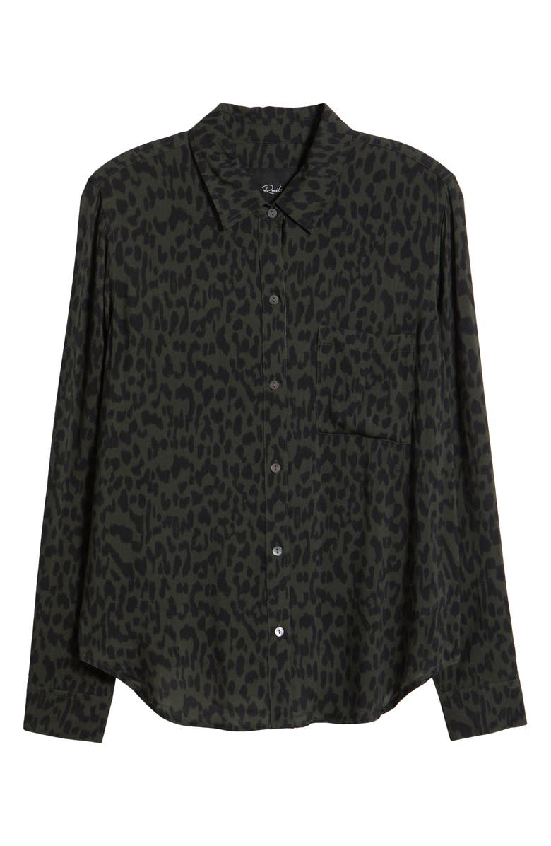 Rails Josephine Jaguar Print Button-Up Shirt, Alternate, color,