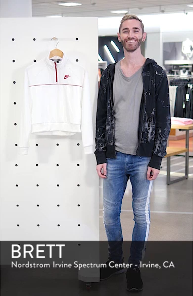 Sportswear Quarter Zip Velour Pullover, sales video thumbnail