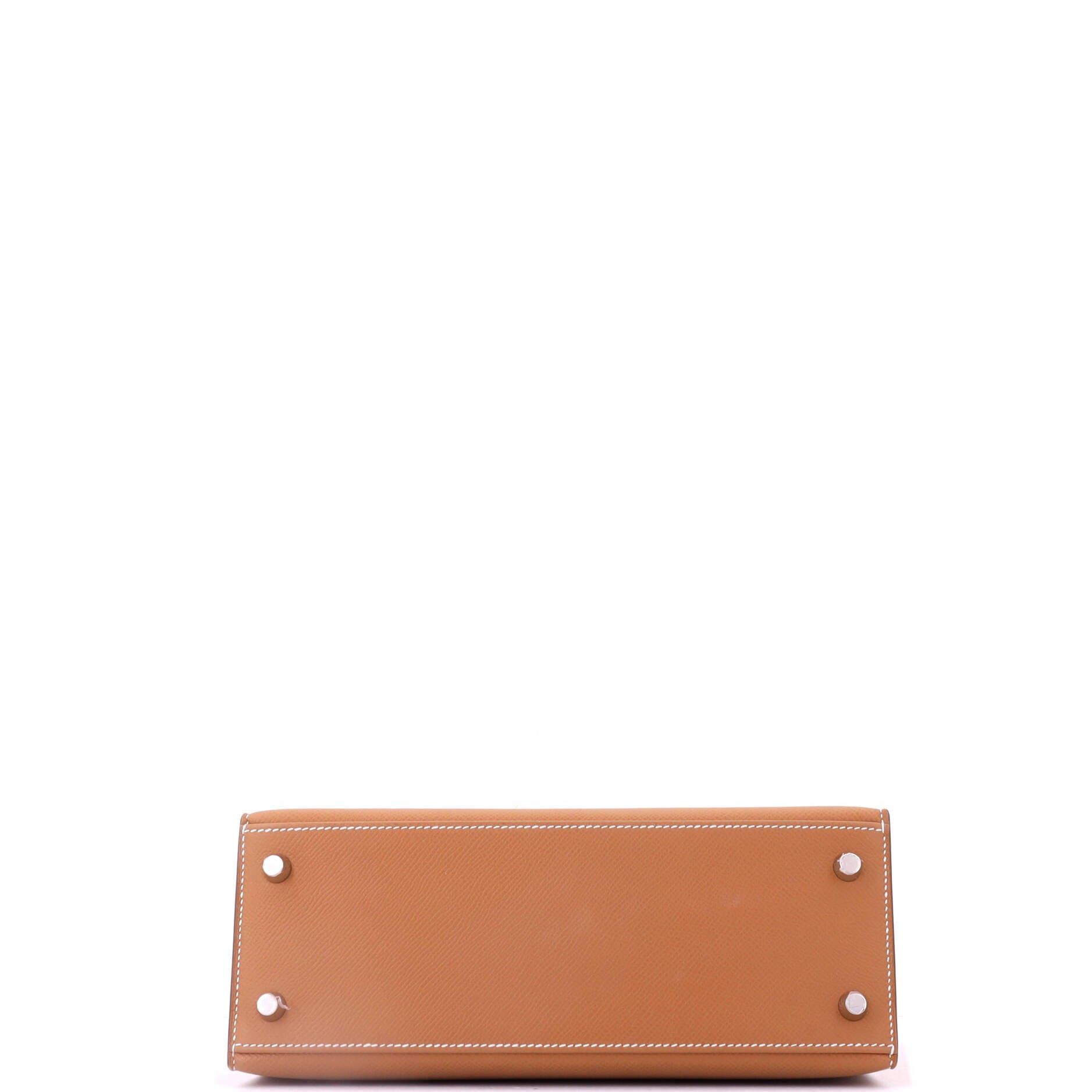 Kelly Handbag Brown Epsom with Electrum Hardware 25, Alternate, color, Metallic Gold