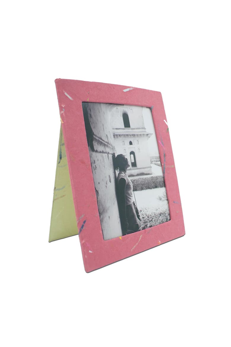 Photo Frames Handmade Upcycled Tree-Free Paper - Set of 5, Alternate, color, Multi Color