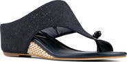 Donald Pliner Toe Loop Wedge Sandal