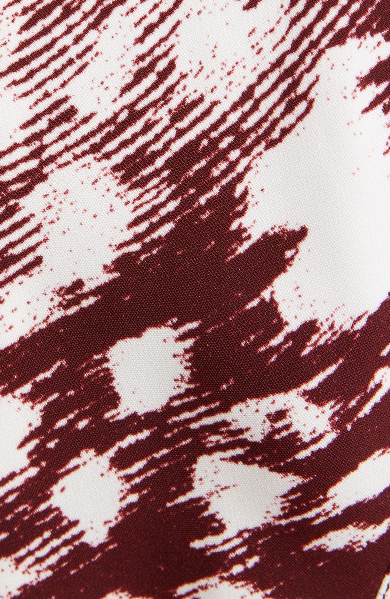 Victoria Beckham Print Side Gather Midi Dress, Alternate, color,