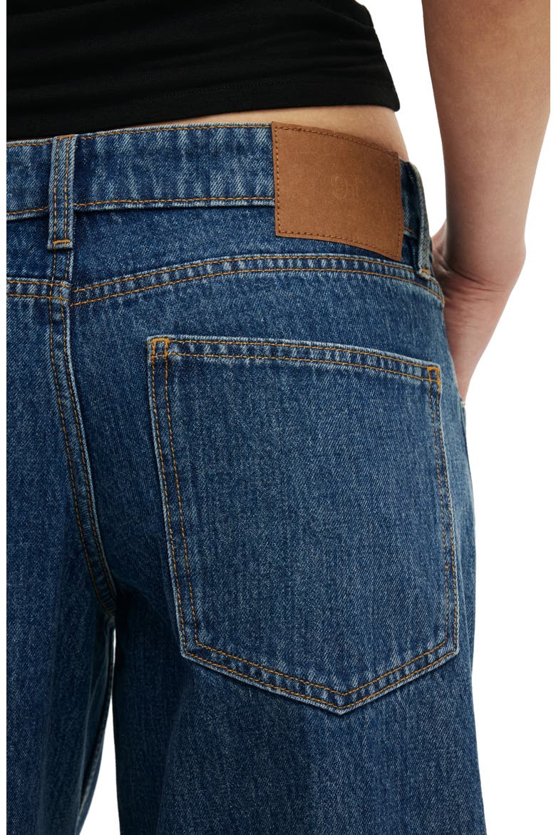 Low Rise Wide Leg Jeans, Alternate, color, BONDI BLUE