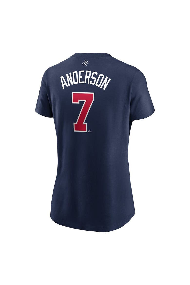 Women's Nike Tim Anderson Navy USA Baseball 2023 World Baseball Classic Name & Number T-Shirt, Alternate, color, Navy