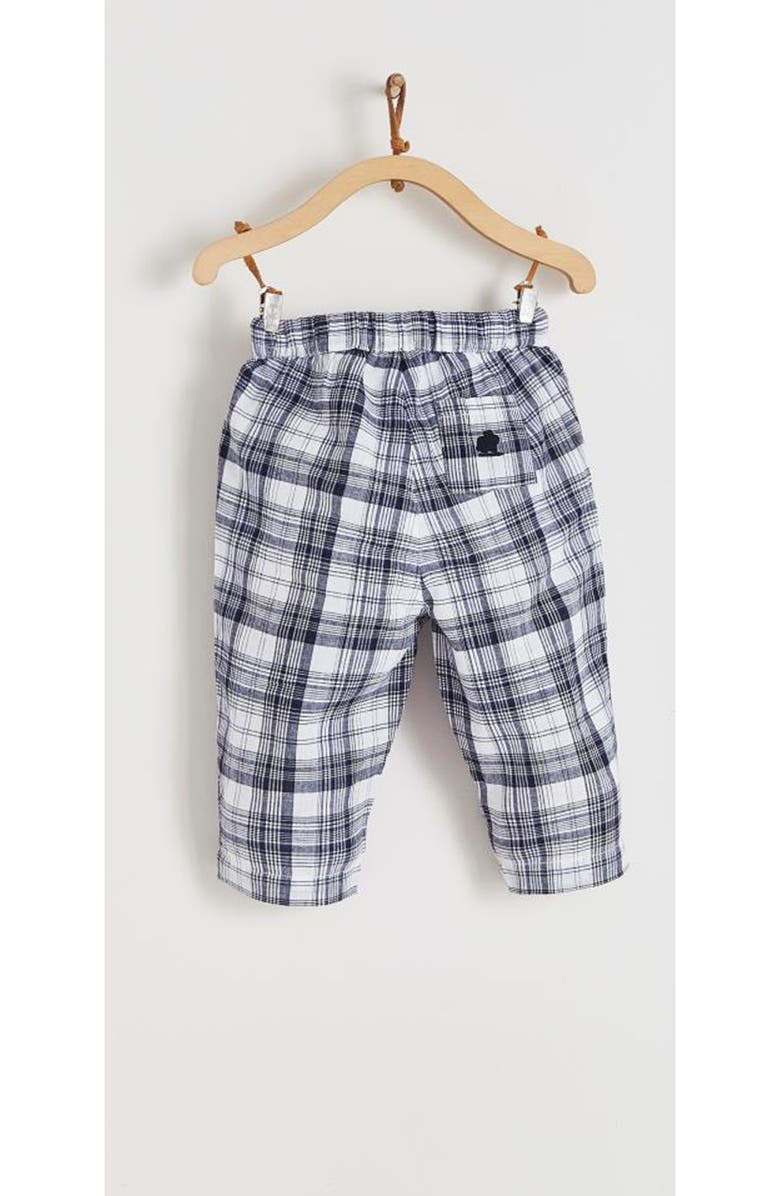 Babycottons Linen Plaid Baby Pants for Infant, Alternate, color, Full Print