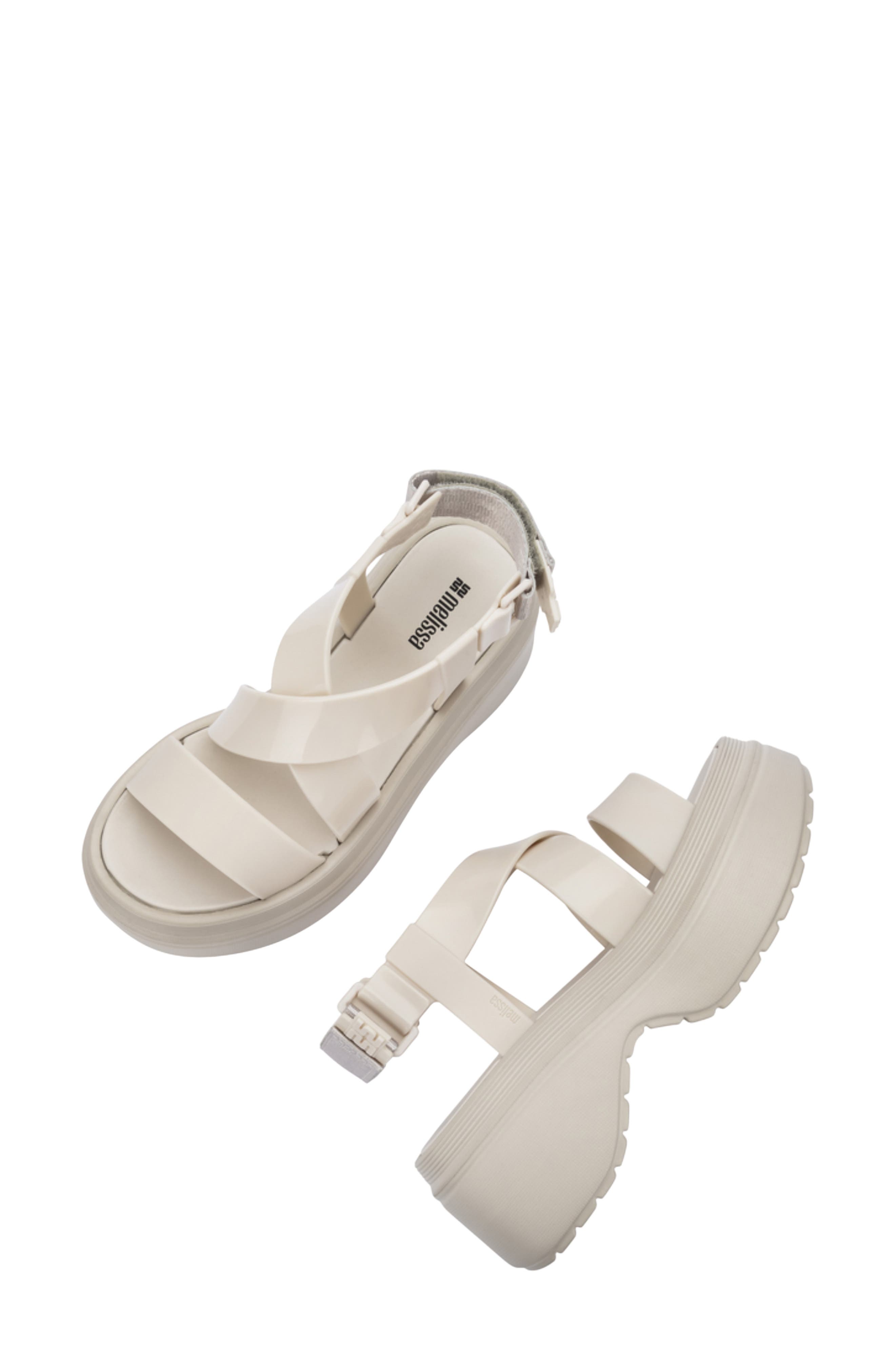 Stand Platform Sandal, Alternate, color, BEIGE
