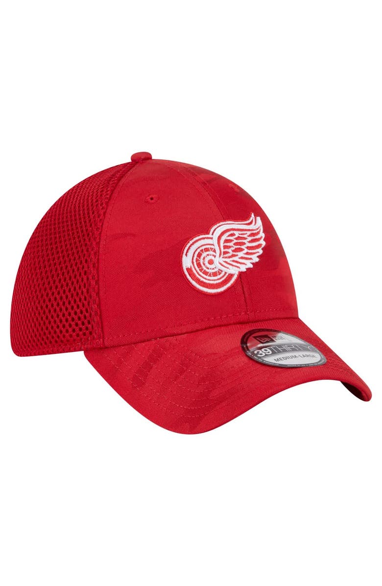New Era Men's New Era  Red Detroit Red Wings Active Subtle Camo 39THIRTY Flex Hat, Alternate, color, 