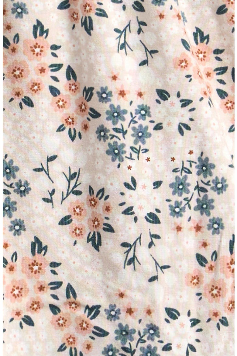 Spring Flowers Cotton Blend Dress & Bloomers Set, Alternate, color, BEIGE