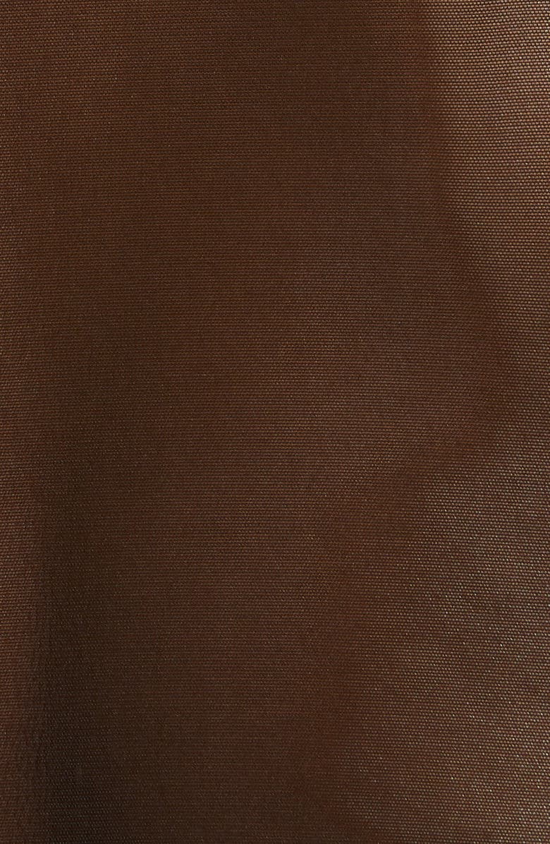 Oh La La Cheri Lace Trim Mesh Robe & G-String Set, Alternate, color, Black