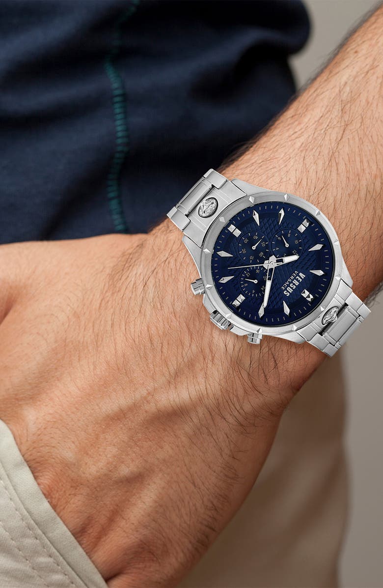 VERSUS Versace Chrono Lion Modern Chronograph Bracelet Watch, 45mm, Alternate, color,