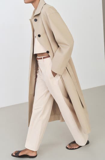 Straight Leg Cotton Pants
