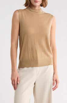Sleeveless Wool Sweater