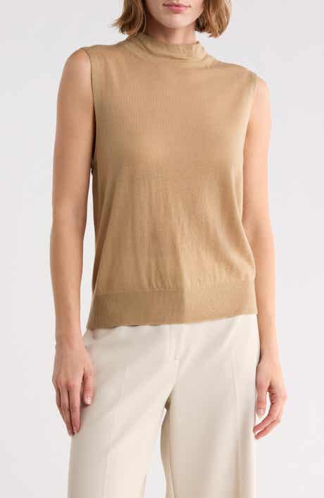 Sleeveless Wool Sweater