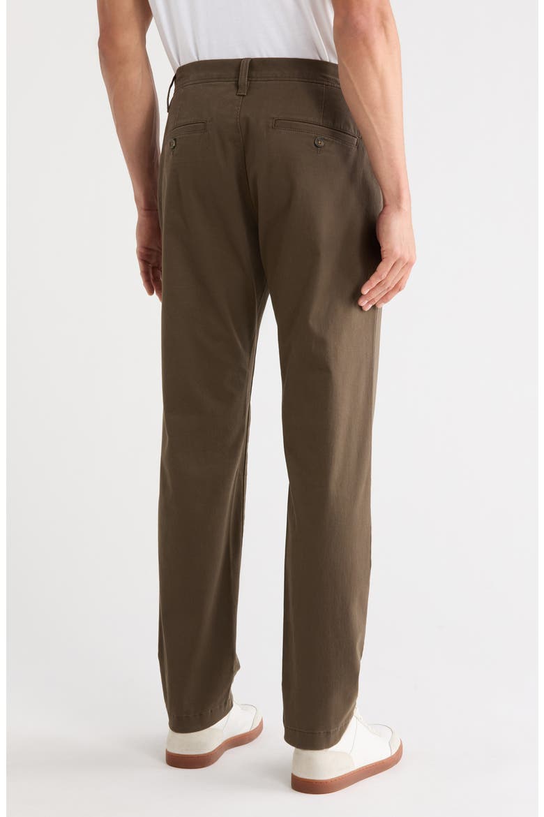 The Wallin Stretch Twill Trim Fit Chino Pants - 30-34" Inseam, Alternate, color, BROWN WREN