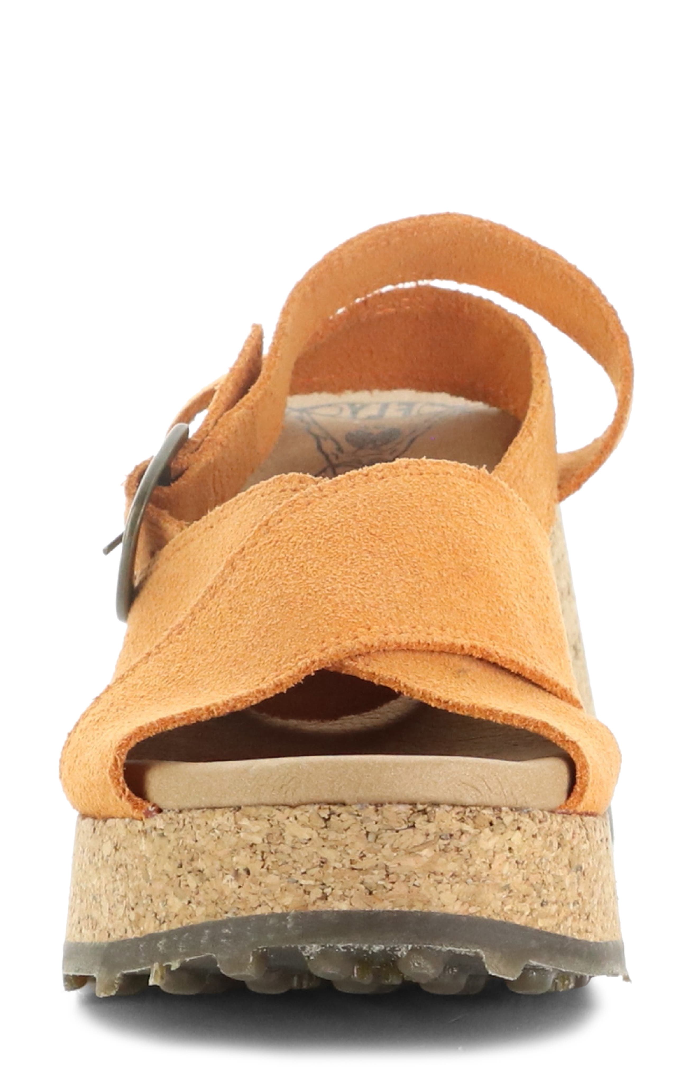Dony Platform Wedge Sandal, Alternate, color, ORANGE