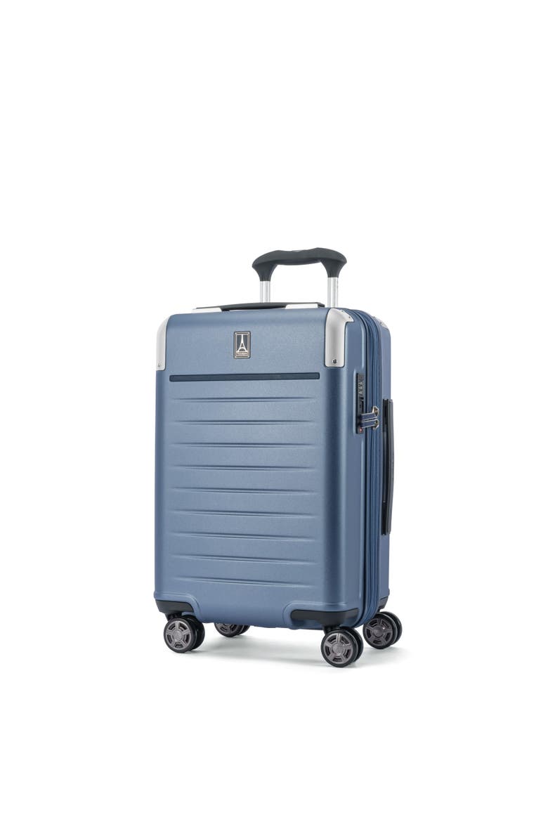 Platinum Elite Hardside Carry On Expandable Spinner Luggage, Alternate, color, Dark Sky Blue