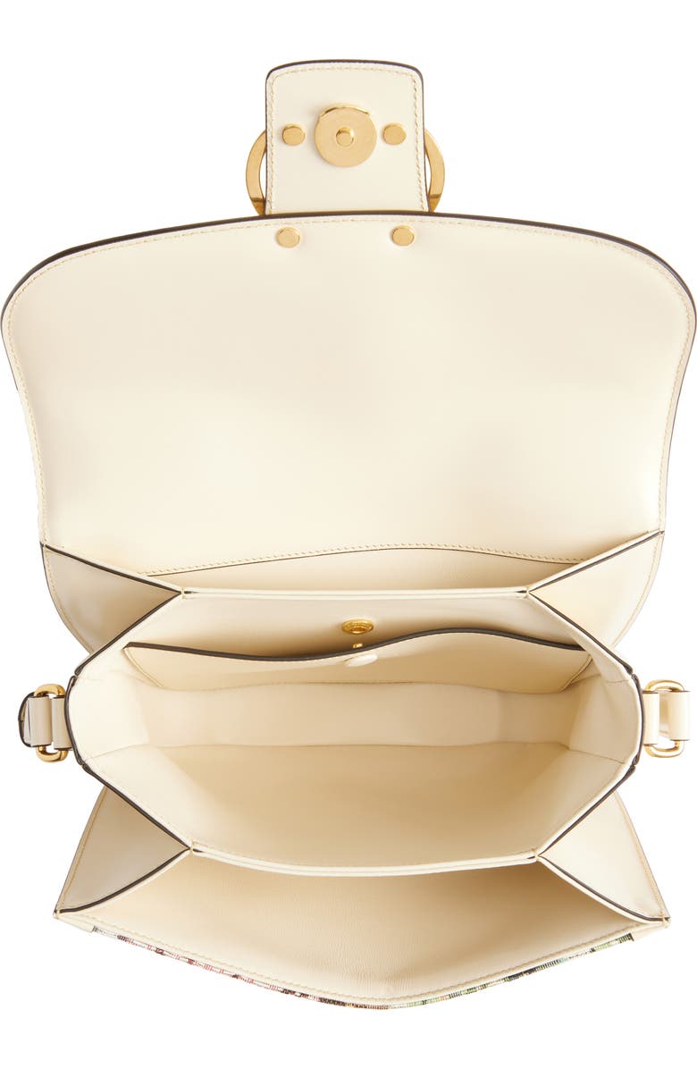 Valentino Garavani 9TO5 Embroidered Jacquard Shoulder Bag, Alternate, color,