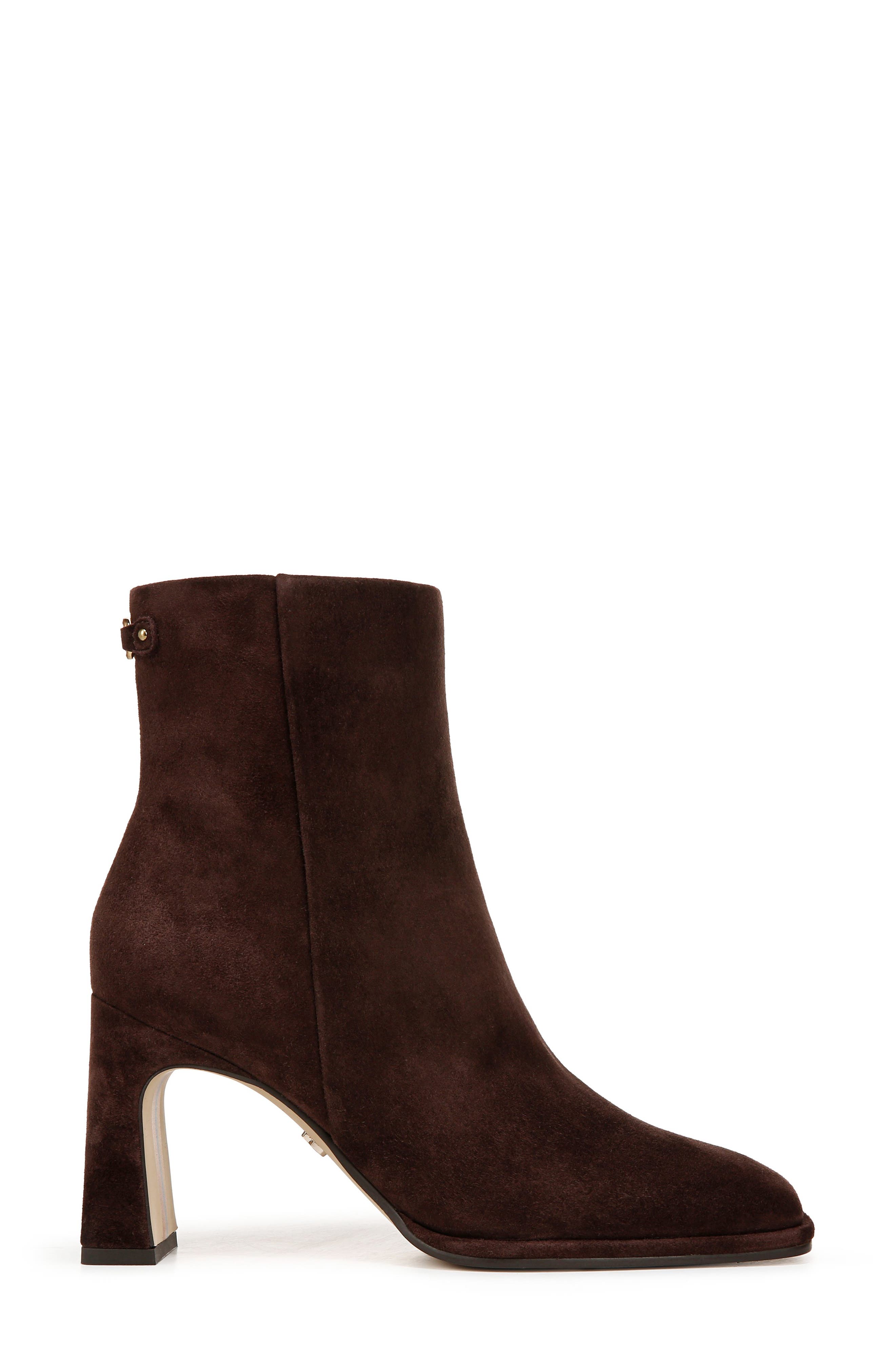 Sam Edelman Irie Square Toe Bootie, Alternate, color, Cafe Noir