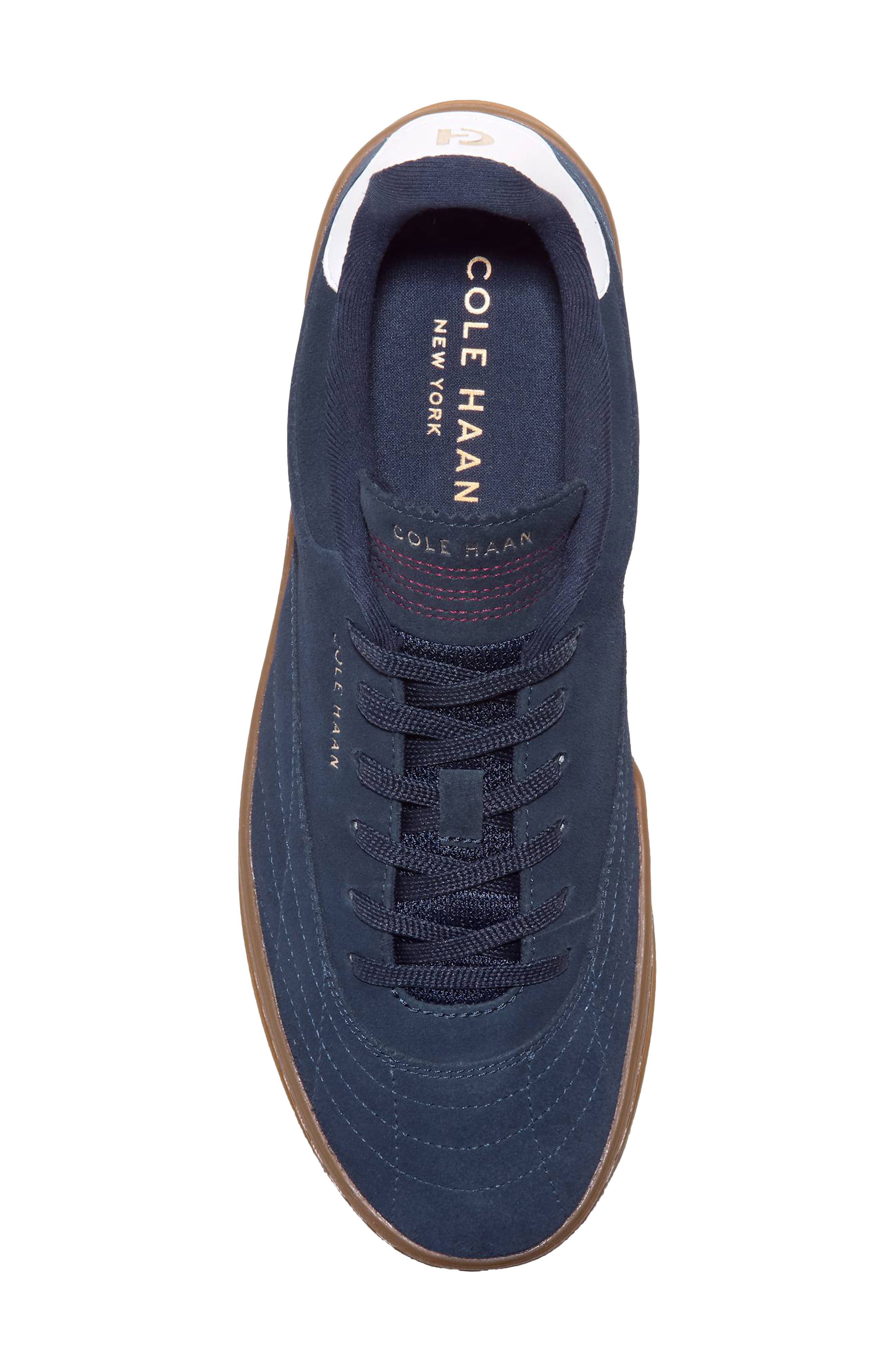 Grand Crosscourt Turfline Sneaker, Alternate, color, NAVY BLAZER SUEDES/ WHITE