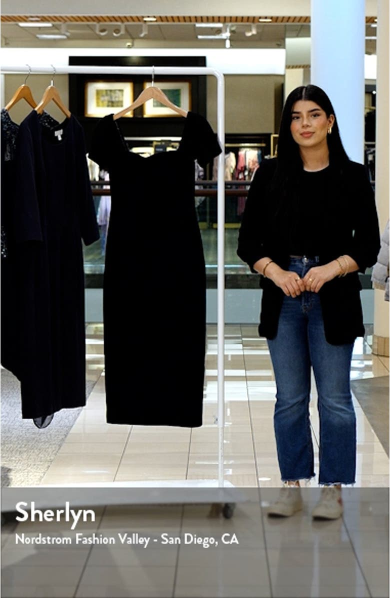 Elvie Short Sleeve Sheath Dress, sales video thumbnail