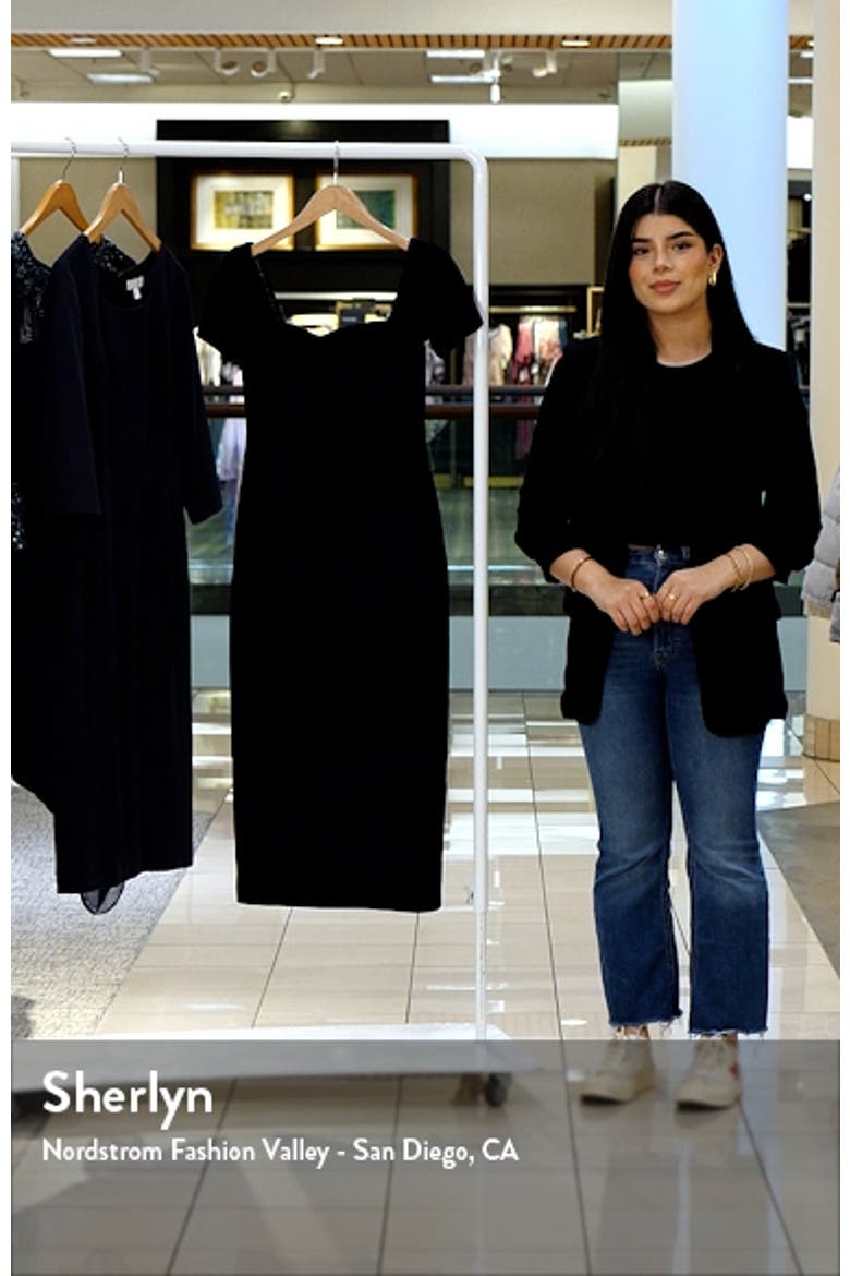 Elvie Short Sleeve Sheath Dress video