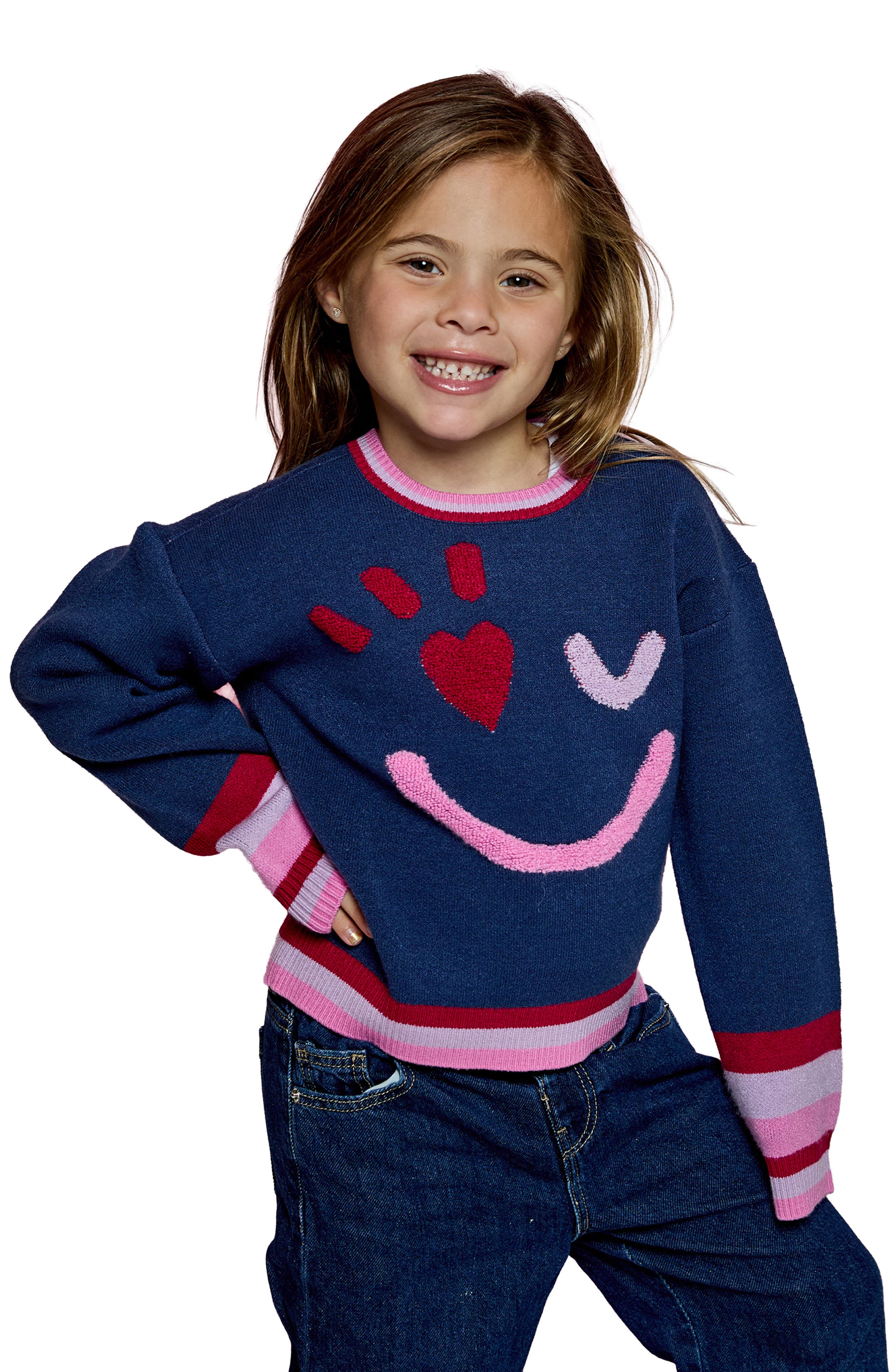 Kids' Smiley Face Sweater