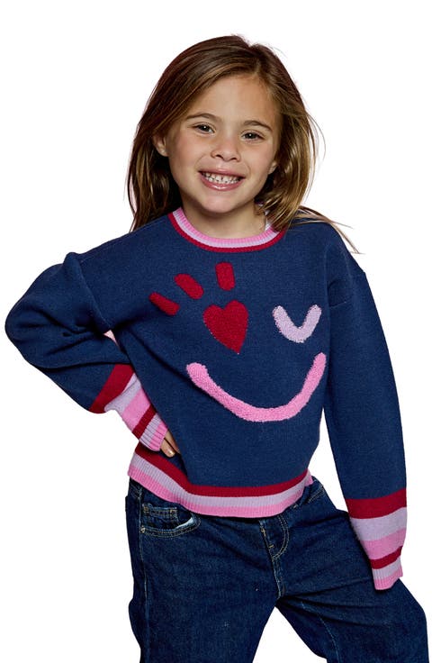 Kids' Smiley Face Sweater
