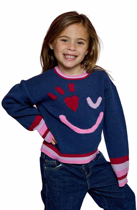 Kids' Smiley Face Sweater