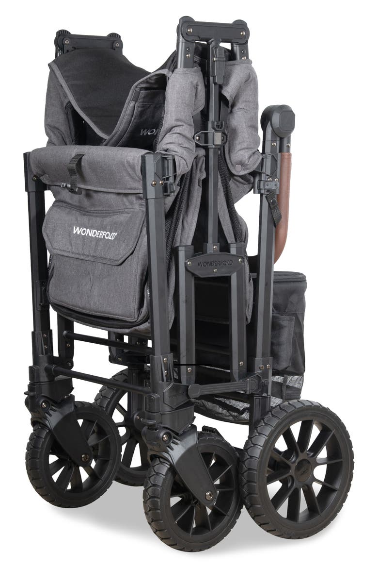W2 Luxe Pro 2-Passenger Multifunctional Stroller Wagon, Alternate, color, GRAY
