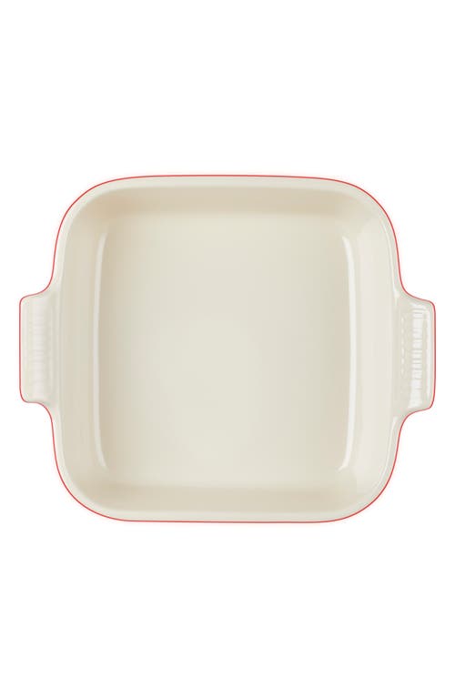 Le Creuset Heritage 3-quart Square Baking Dish In Flame