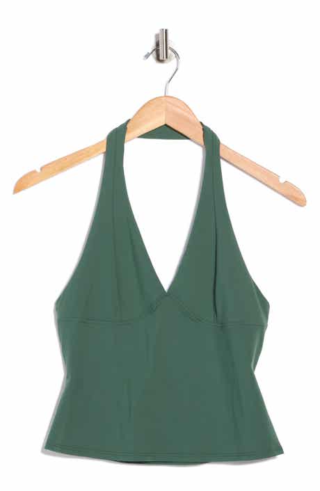 Free People Still Here Ruched Halter Top
