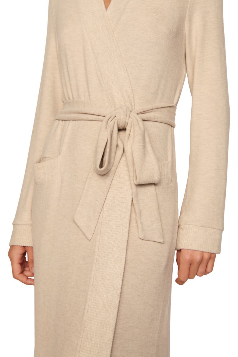 Cozy Time Robe, Alternate, color, HEATHER FRENCH OAK