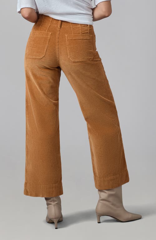 Lola Jeans Colette High Rise Wide Leg Jeans In Brown