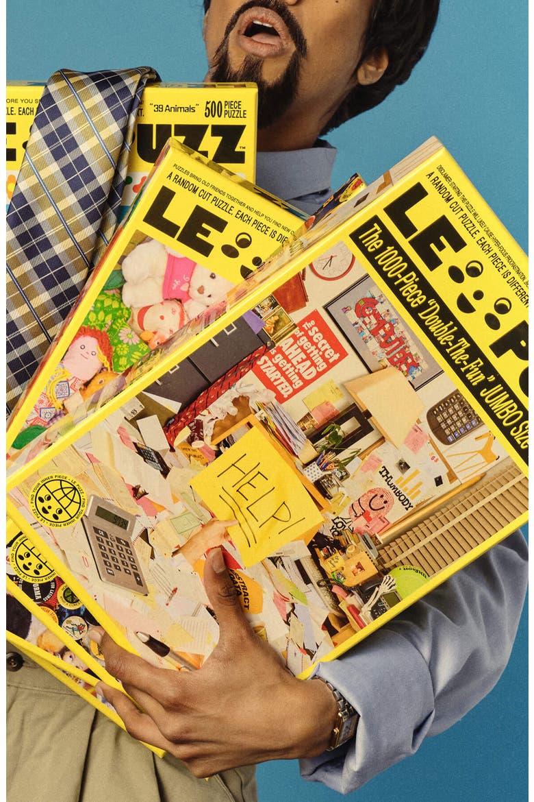HELP 1000-piece Jigsaw Puzzle, Alternate, color, Yellow