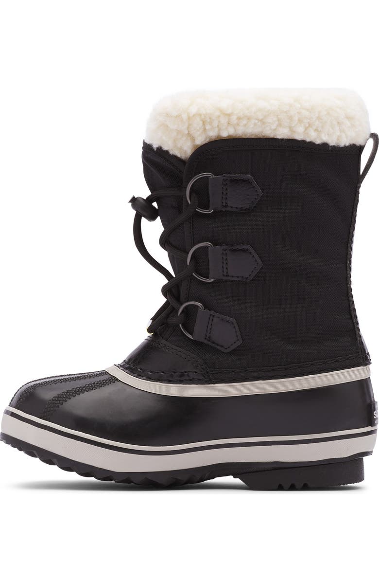 SOREL Kids' Yoot Pac Waterproof Snow Boot, Alternate, color, Black
