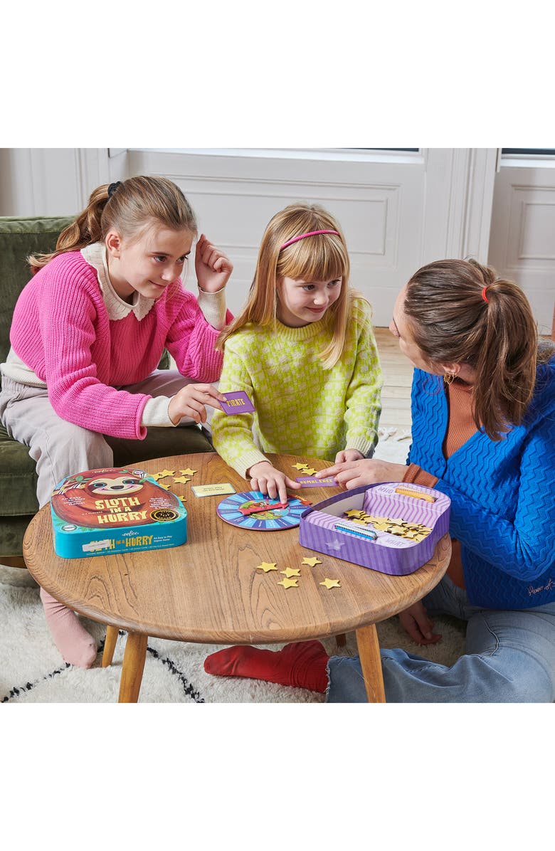 eeBoo Sloth In A Hurry Board Game, Alternate, color,