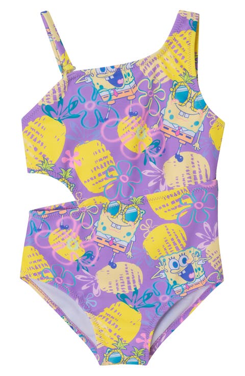 Kids' Cutout One-Piece Swimsuit (Toddler, Little Kid & Big Kid)