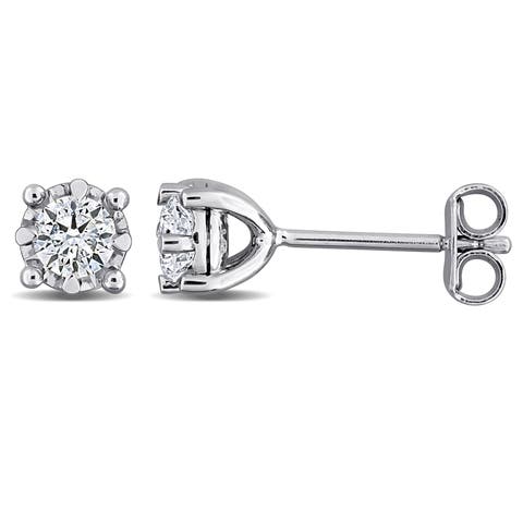 1/2 CTW Lab-Grown Diamond Stud Earrings