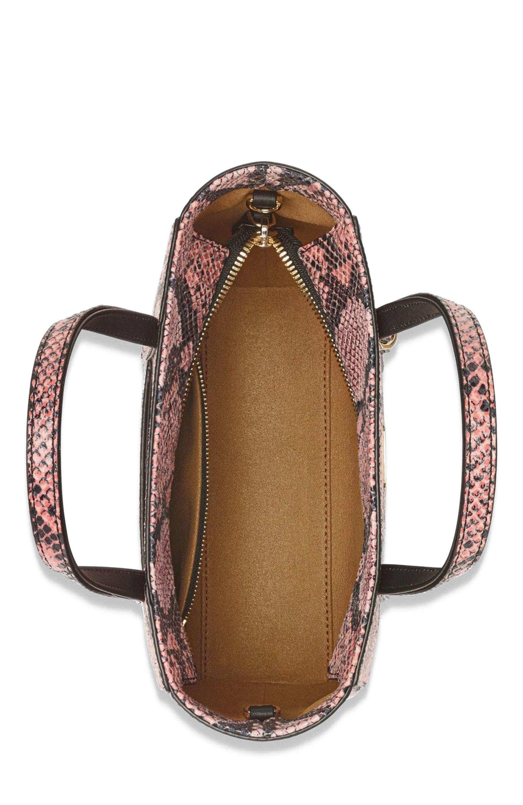 MCM Toni Top-Zip Shopper in Python Print Coronet, Alternate, color, 