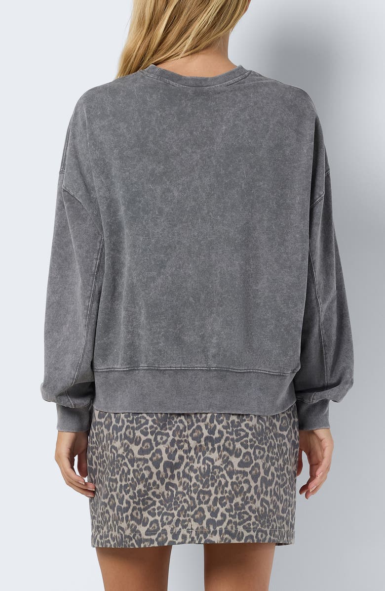 Noisy may Robin Star Appliqué Cotton Sweatshirt, Alternate, color,