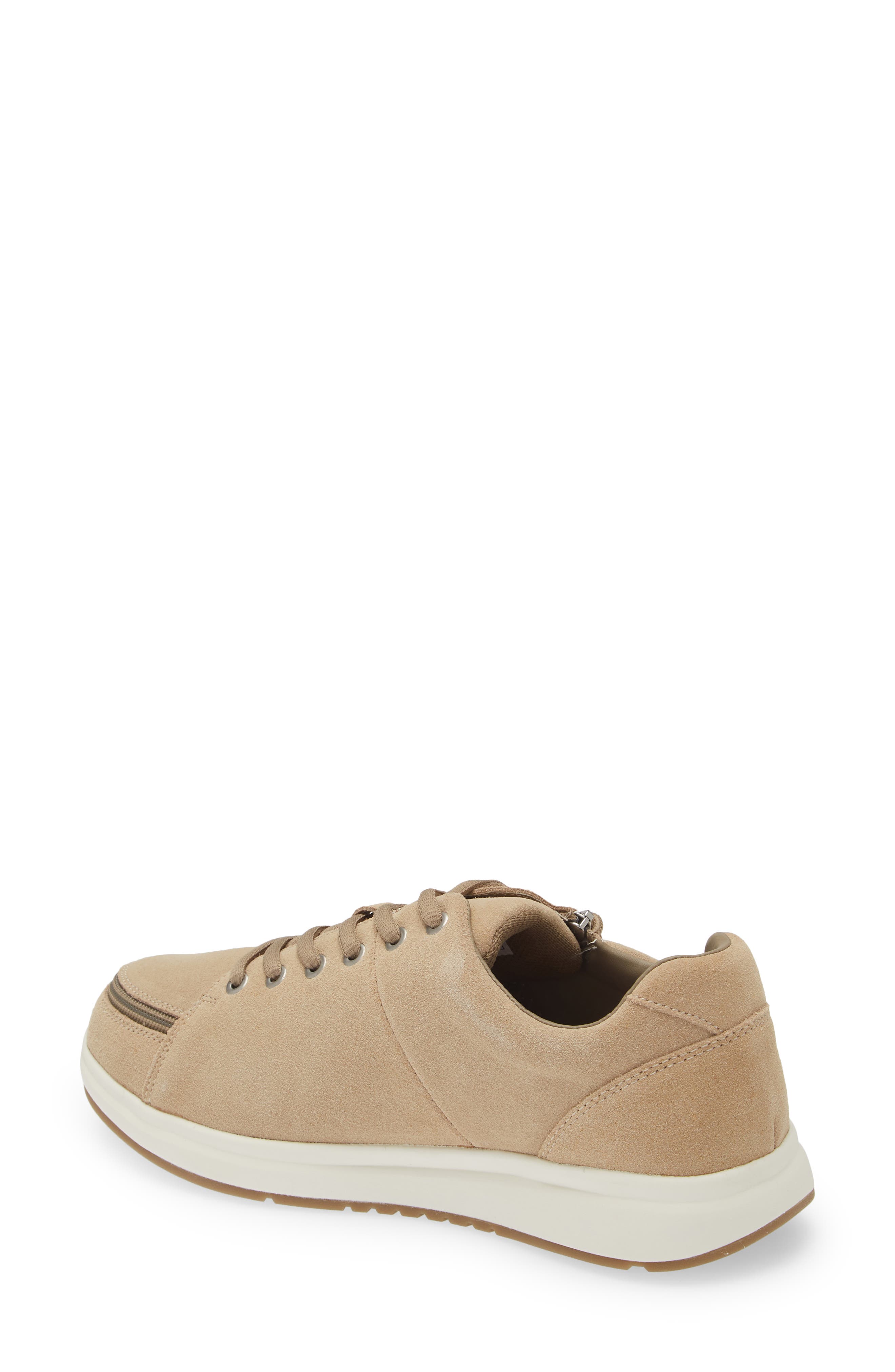 BILLY Footwear Comfort Low Zip Around Sneaker, Alternate, color, Sand