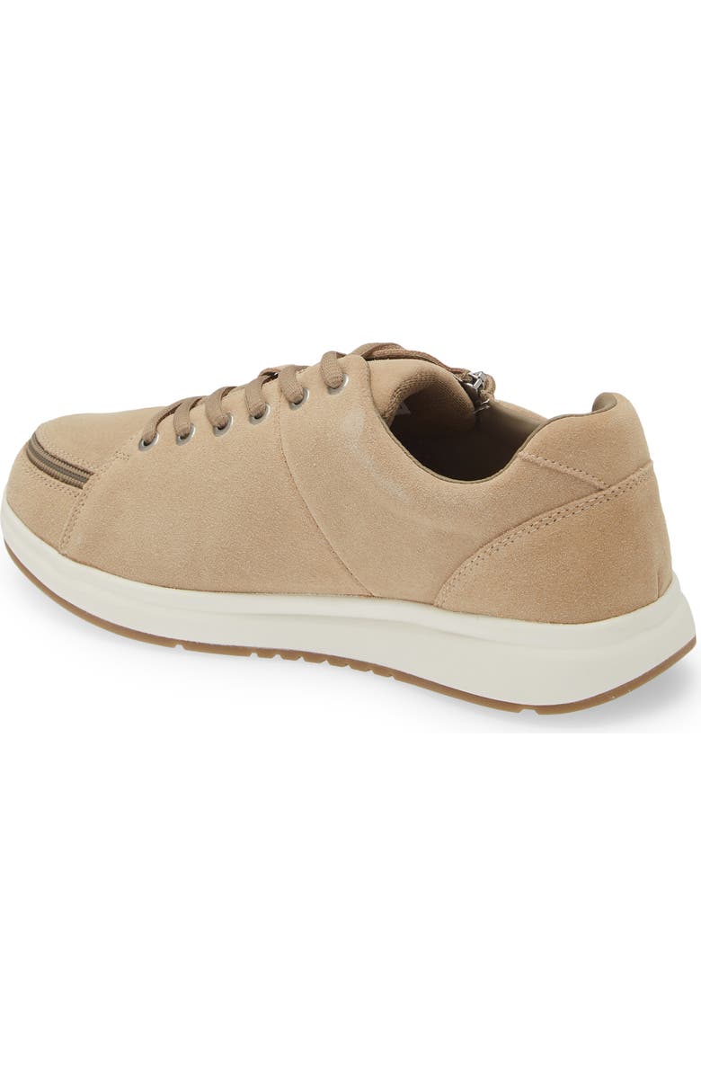BILLY Footwear Comfort Low Zip Around Sneaker, Alternate, color, Sand