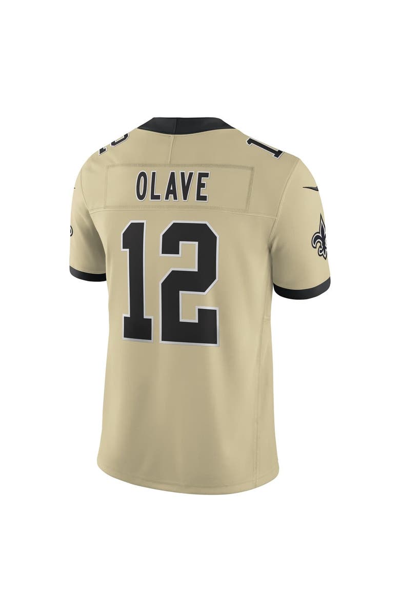 Nike Men's Nike Chris Olave Gold New Orleans Saints Gameday Golds Alternate Vapor F.U.S.E. Limited Jersey, Alternate, color, Gold