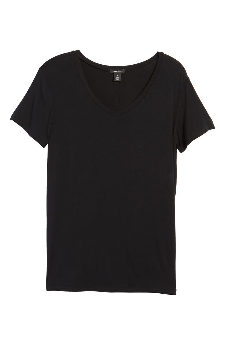 Halogen<sup>®</sup> Modal Jersey V-Neck Tee, Main, color,